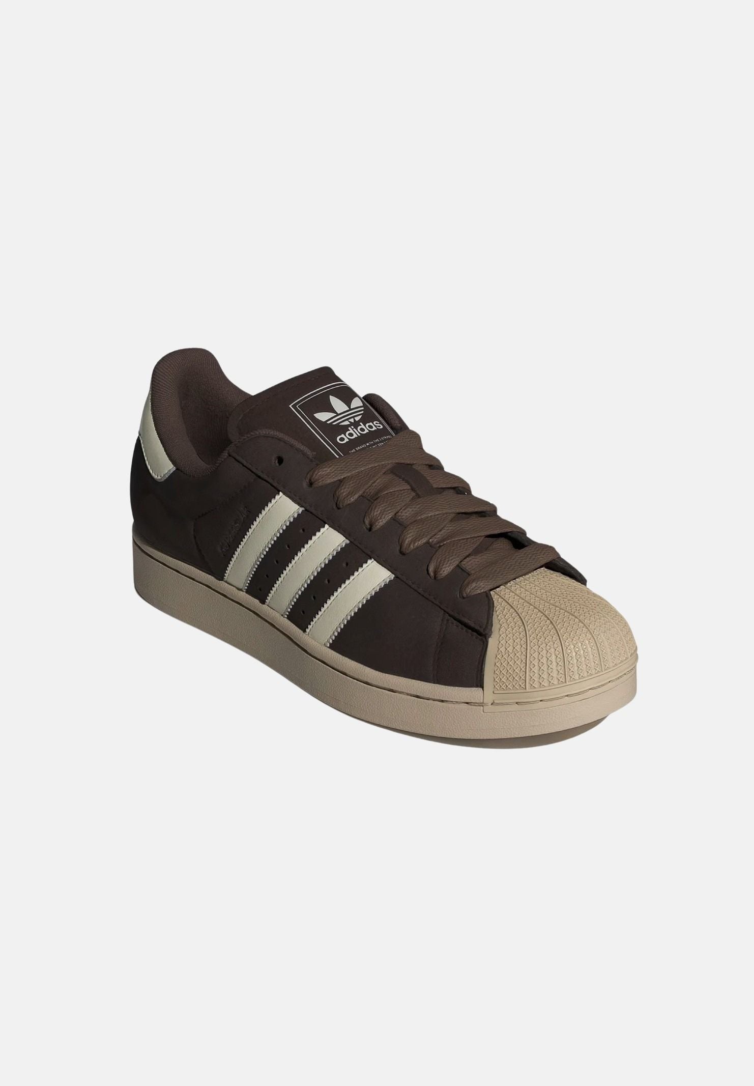 ADIDAS ORIGINALS Sneakers SUPERSTAR II marroni per uomo e donna IH9314 . ADIDAS ORIGINALS 