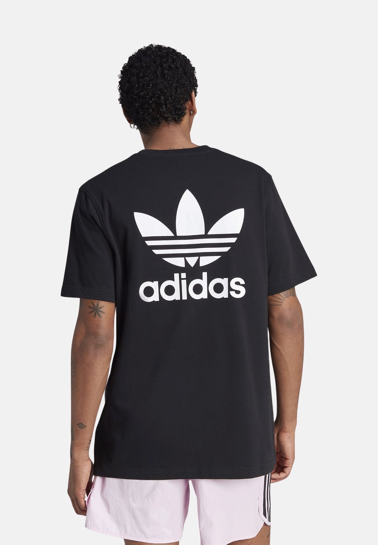 ADIDAS ORIGINALS T-shirt ADICOLOR CLASSIS a manica corta nera da uomo II5760 . ADIDAS ORIGINALS 