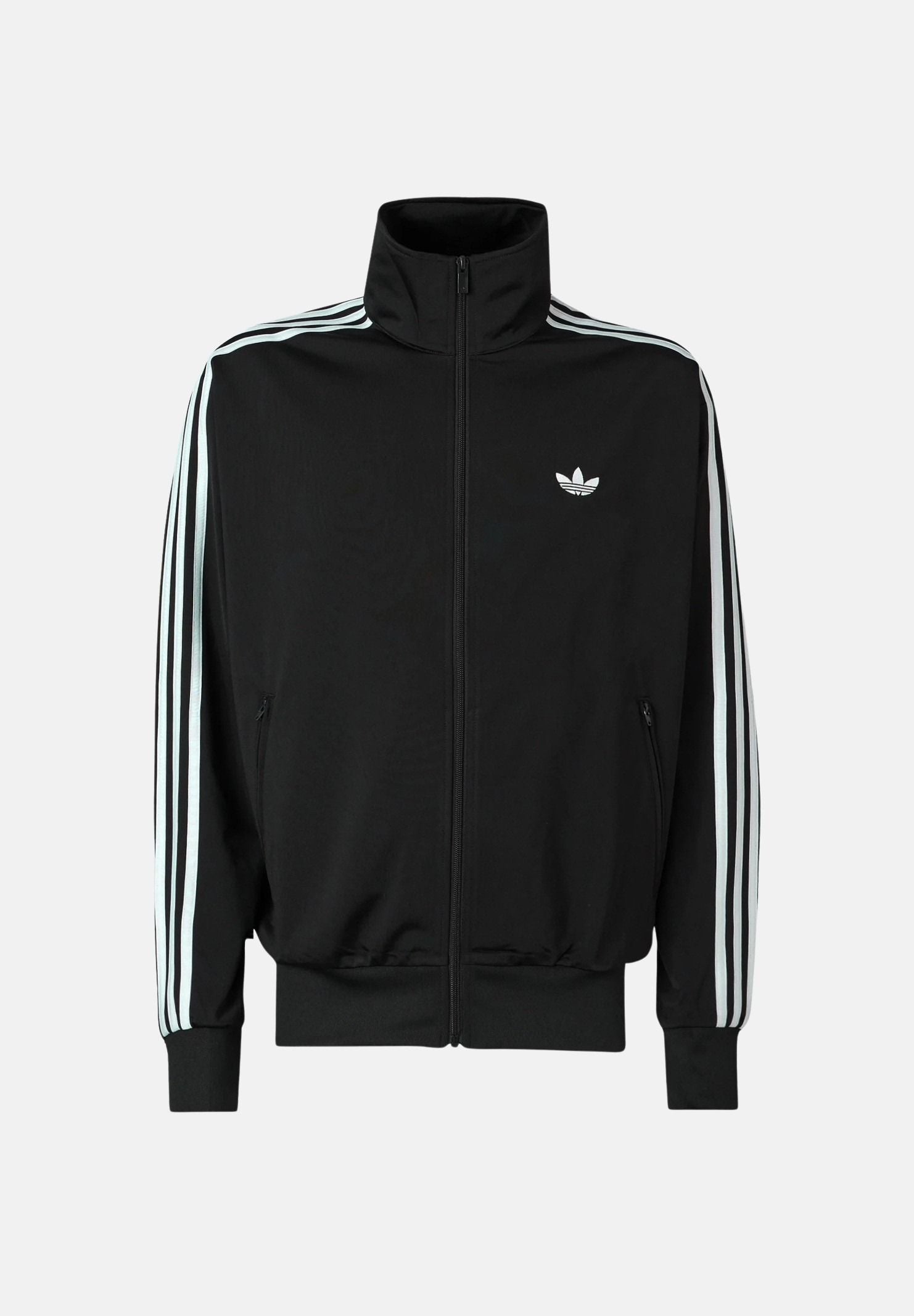 ADIDAS ORIGINALS Felpa con zip adicolor Classics Firebird nera da uomo IJ7058 . ADIDAS ORIGINALS 