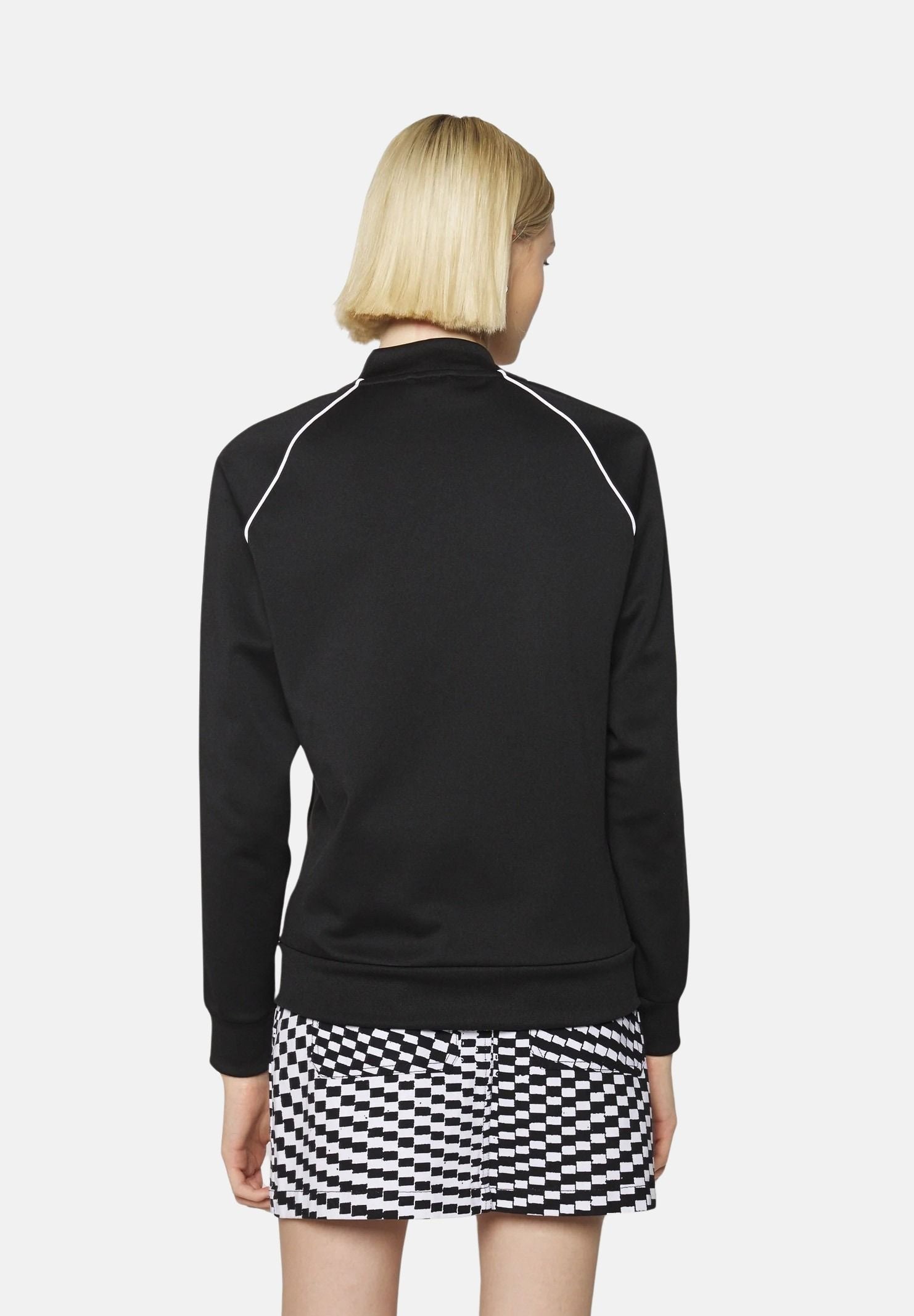ADIDAS ORIGINALS Felpa con zip Adicolor Classics SST nera da donna IK4034 . ADIDAS ORIGINALS 