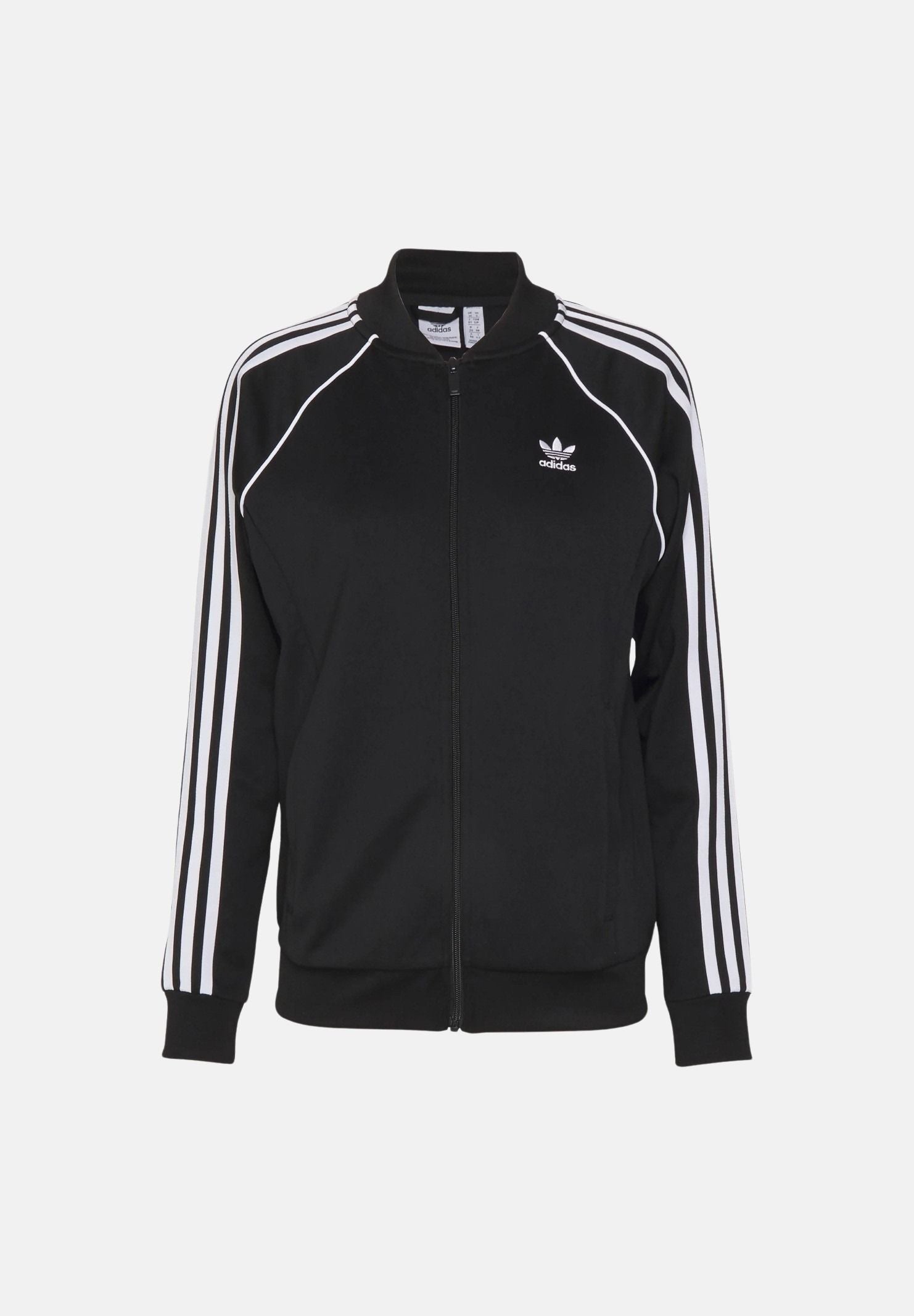ADIDAS ORIGINALS Felpa con zip Adicolor Classics SST nera da donna IK4034 . ADIDAS ORIGINALS 