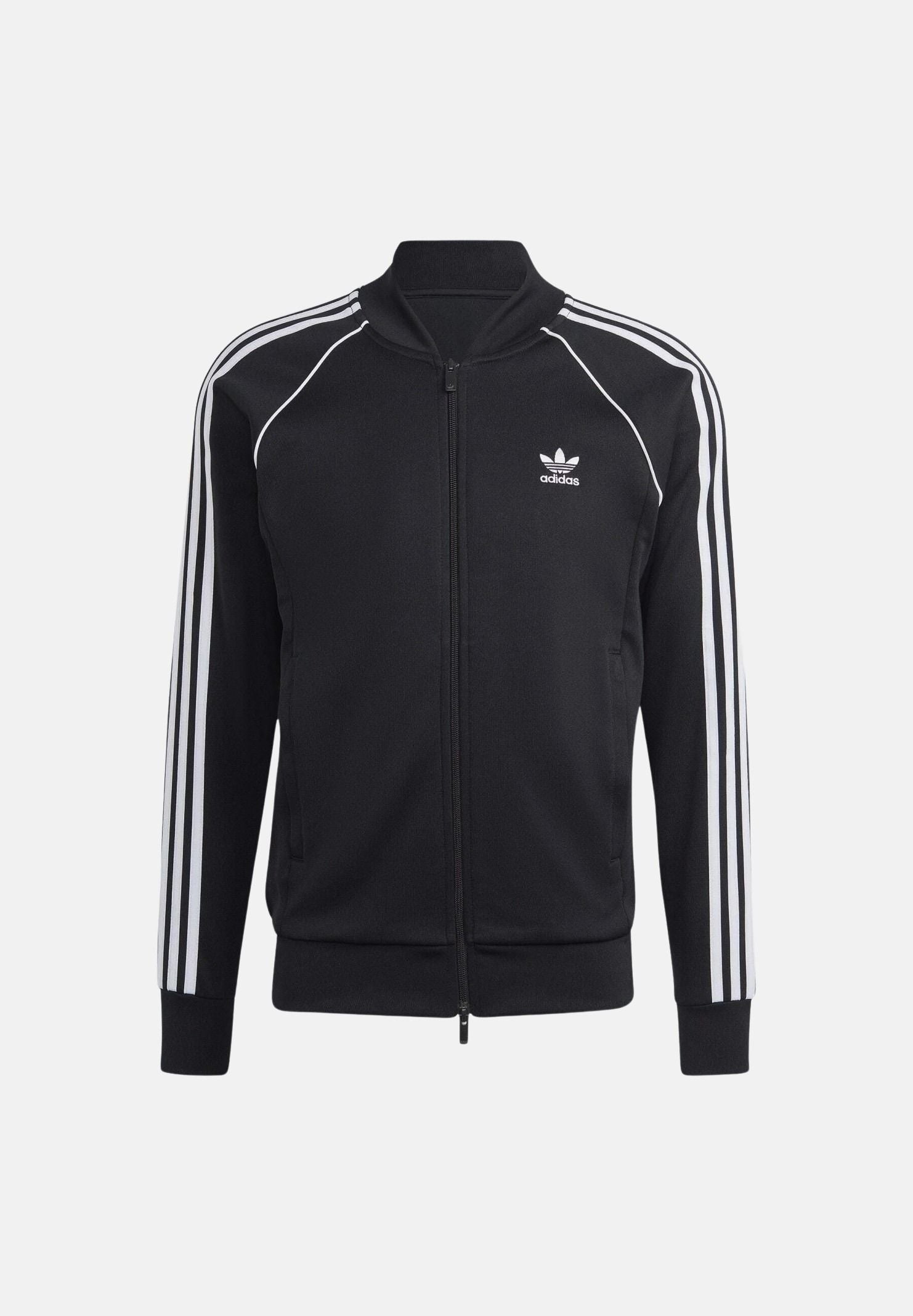 ADIDAS ORIGINALS Felpa con zip Adicolor Classics SST nera da uomo IM4545 . ADIDAS ORIGINALS 