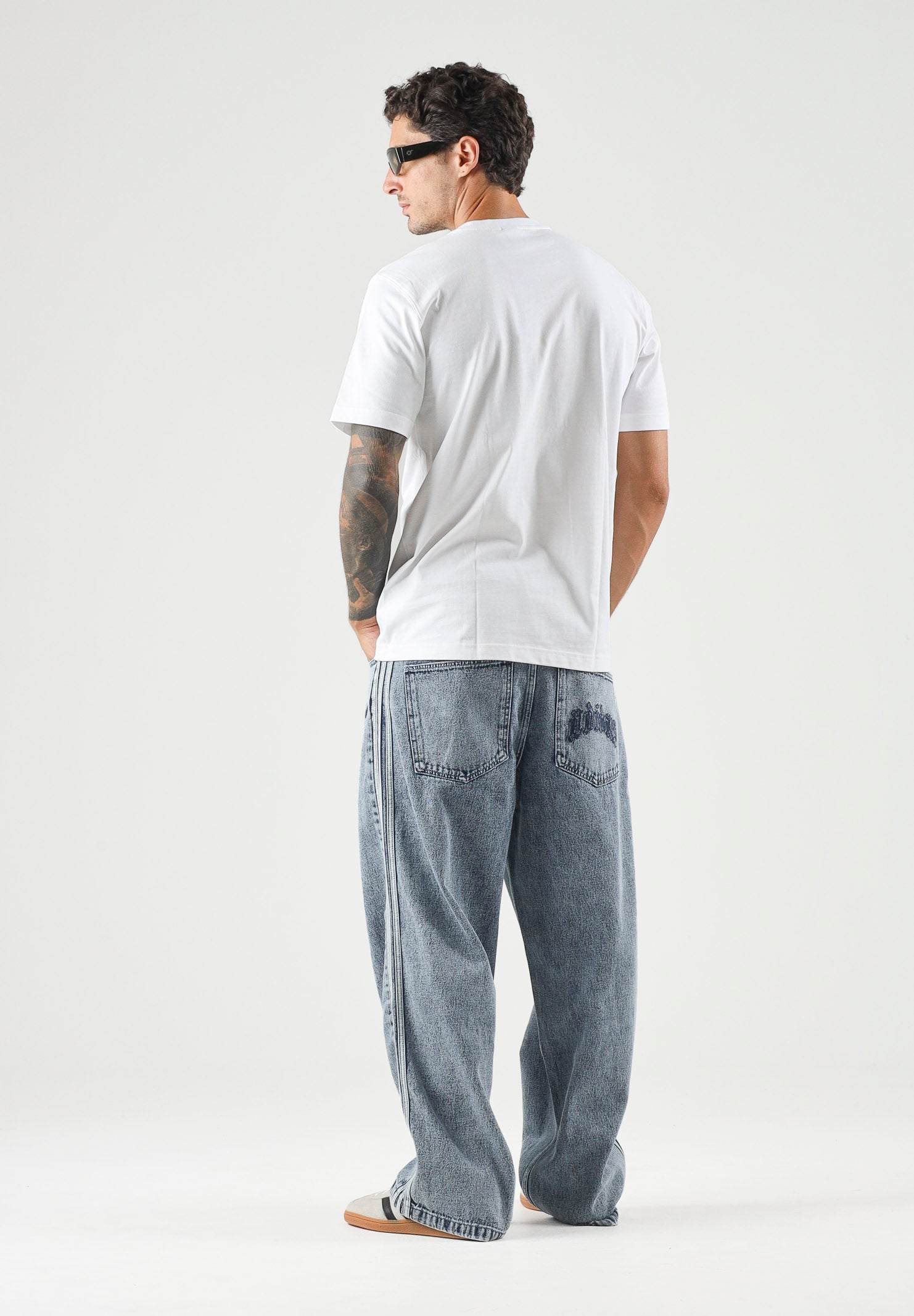 ADIDAS ORIGINALS T-shirt a manica corta Adicolor Trefoil bianca da uomo IV5353 . ADIDAS ORIGINALS 