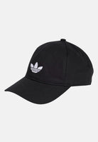 ADIDAS ORIGINALS  Cappello con visiera Adicolor Classic Trefoil nero per uomo e donna JC6023 . ADIDAS ORIGINALS 