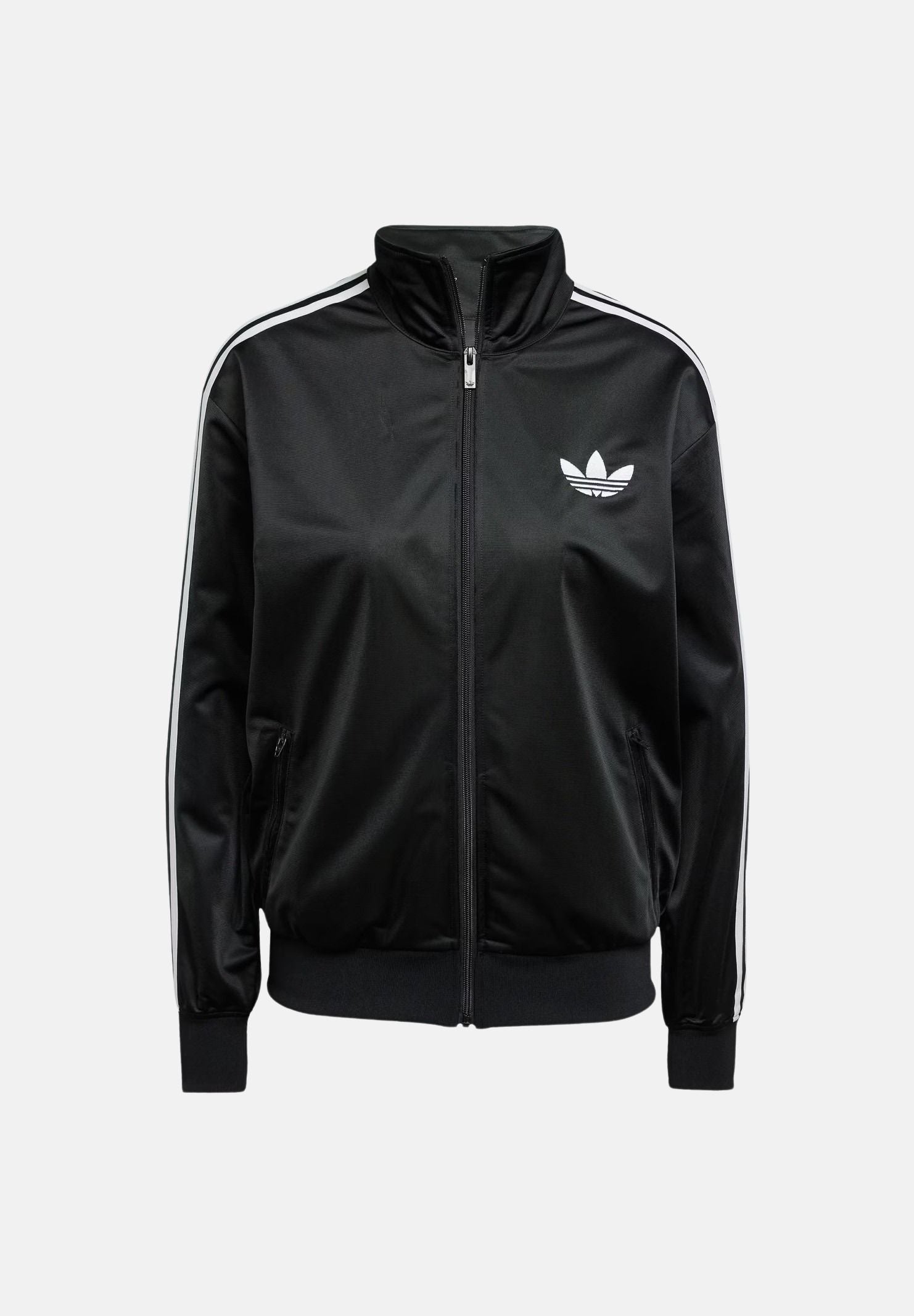 ADIDAS ORIGINALS Felpa con zip Adicolor Classic Firebird Loose nera da donna JC8251 . ADIDAS ORIGINALS 