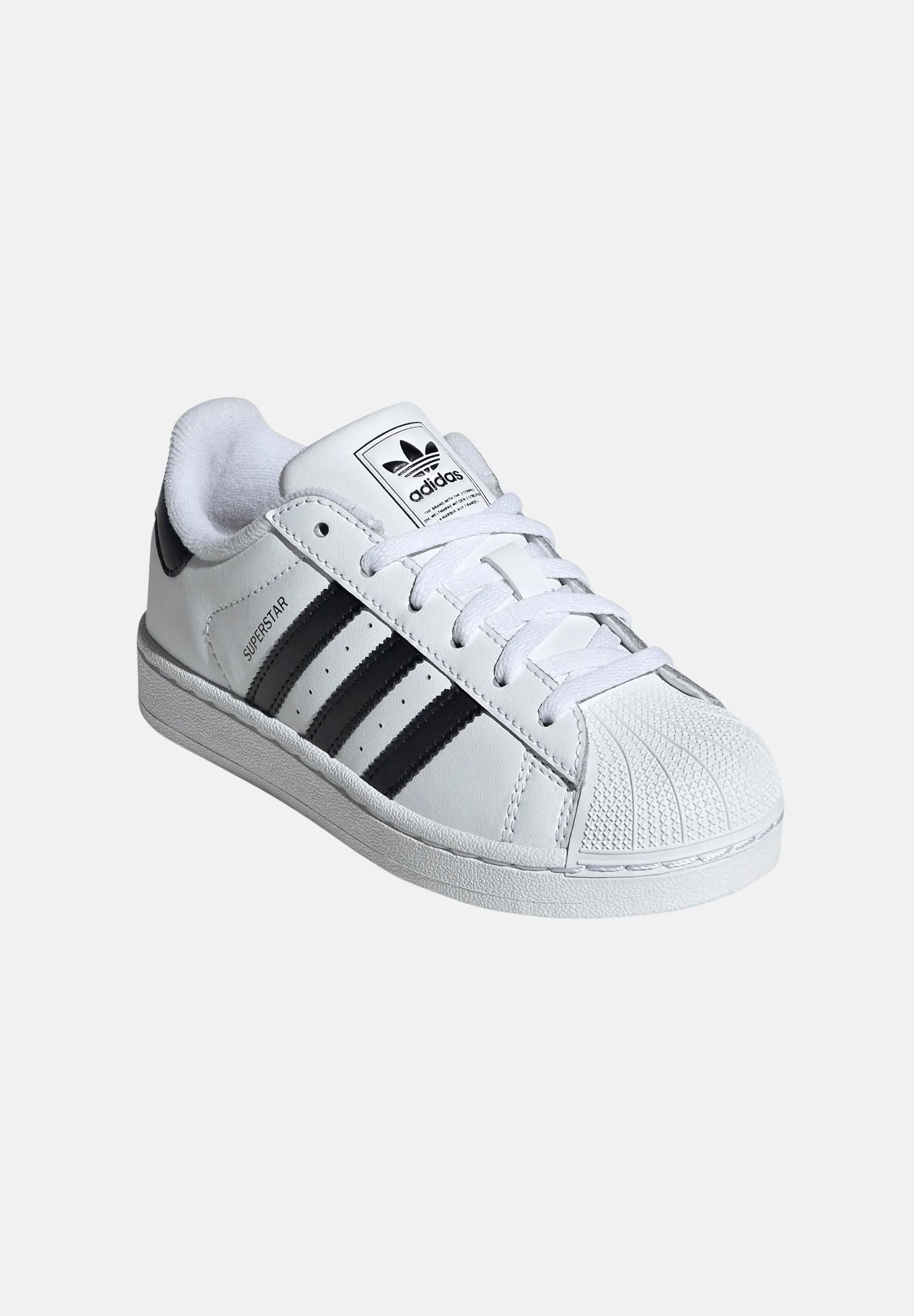 ADIDAS ORIGINALS Sneakers Superstar II bianche per bambino e bambina JH9980 . ADIDAS ORIGINALS 