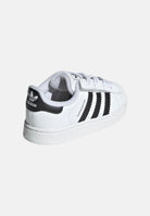 ADIDAS ORIGINALS Sneakers Superstar II Elastic Lace bianche e nere da neonato JH9984 . ADIDAS ORIGINALS 