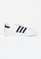 ADIDAS ORIGINALS Sneakers Superstar II Elastic Lace bianche e nere da neonato JH9984 . ADIDAS ORIGINALS 
