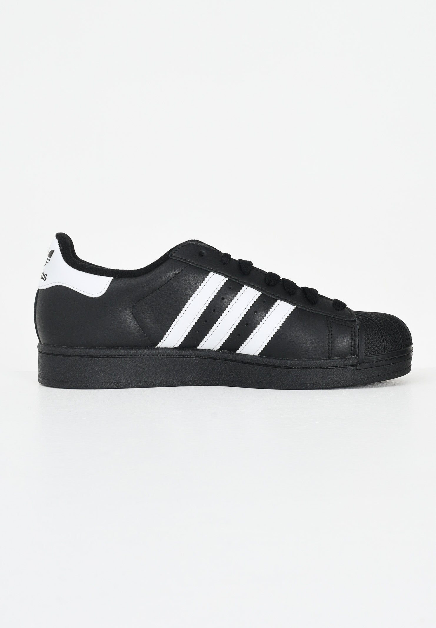 ADIDAS ORIGINALS Sneakers SUPERSTAR II nere per uomo e donna JI0079 . ADIDAS ORIGINALS 