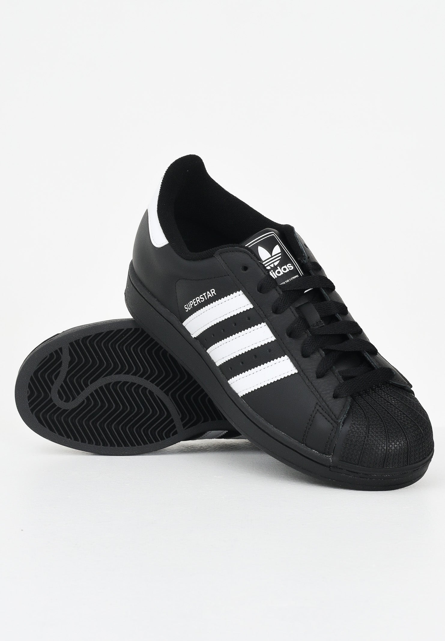 ADIDAS ORIGINALS Sneakers Superstar II nere per uomo e donna JI0079 . ADIDAS ORIGINALS 