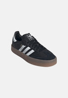 ADIDAS ORIGINALS Sneakers SAMBA nere da donna con 3-stripes JI1350 . ADIDAS ORIGINALS 