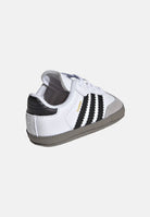ADIDAS ORIGINALS Scarpe da culla Samba bianche e nere da neonato JI2758 . ADIDAS ORIGINALS 