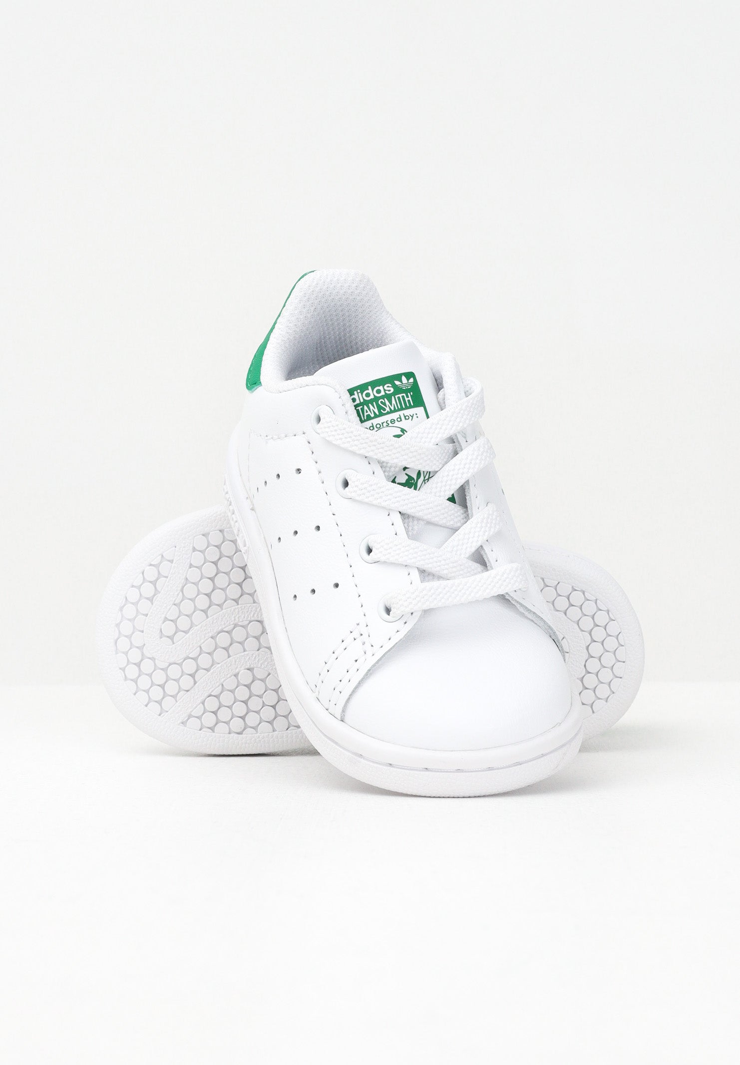 ADIDAS ORIGINALS Sneakers Stan Smith Elastic Laces bianche da neonato JP9723 . ADIDAS ORIGINALS 