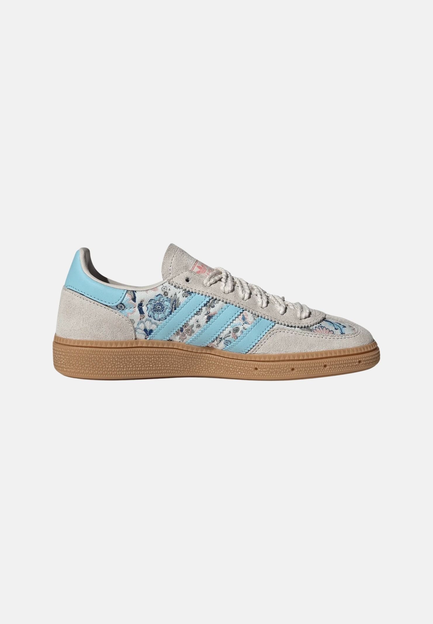 ADIDAS ORIGINALS sneakers Handball Spezial Liberty London Off White / Icey Blue / Gum grigio azzurro e bianco donna. JQ2010 . ADIDAS ORIGINALS 