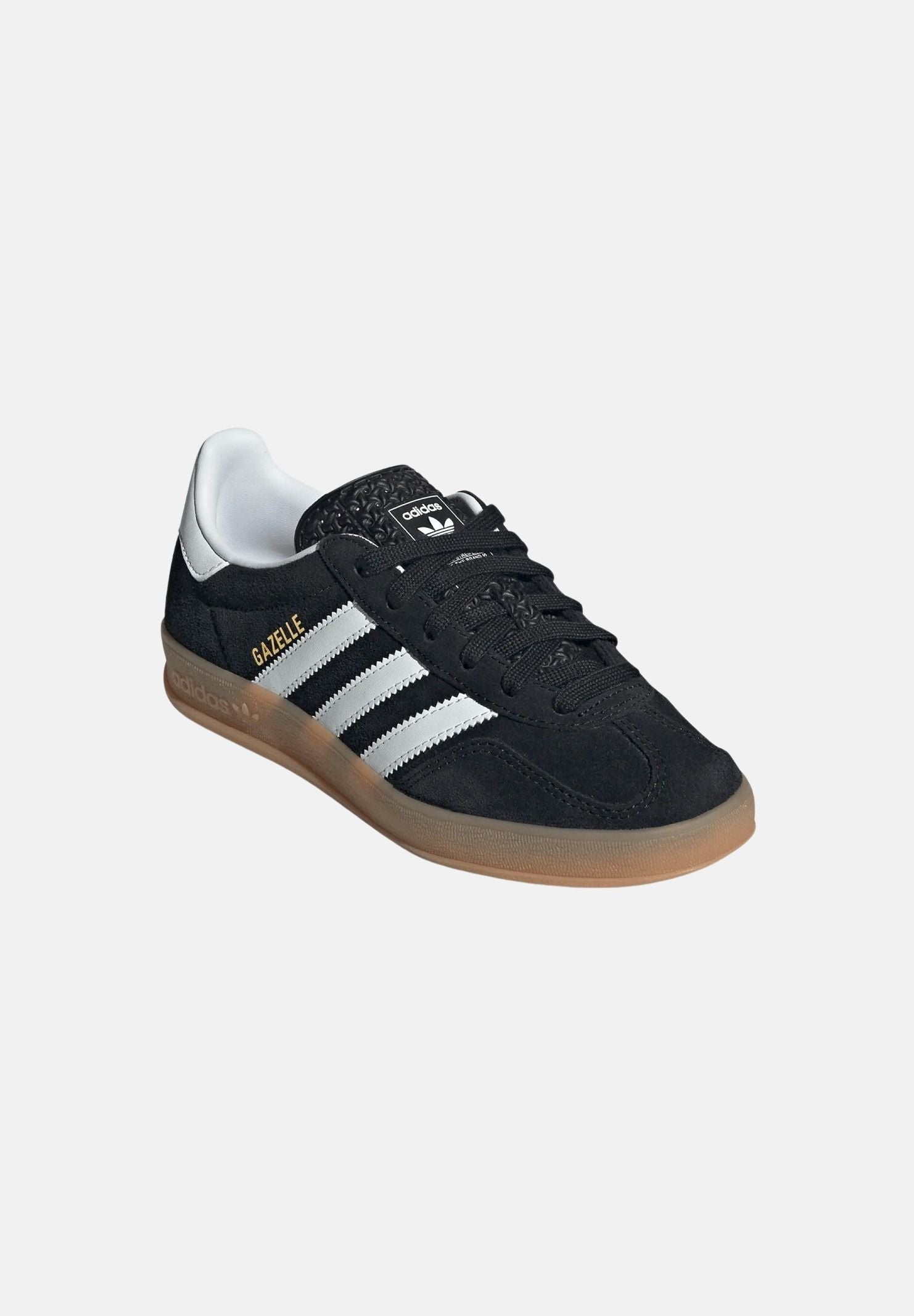 ADIDAS ORIGINALS Sneakers GAZELLE INDOOR nere da donna JQ8701 . ADIDAS ORIGINALS 