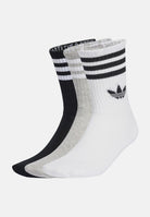 ADIDAS ORIGINALS Calze 3-STRIPES CREW SOCKS 3 PAIRS unisex bambino JV7403 . ADIDAS ORIGINALS 