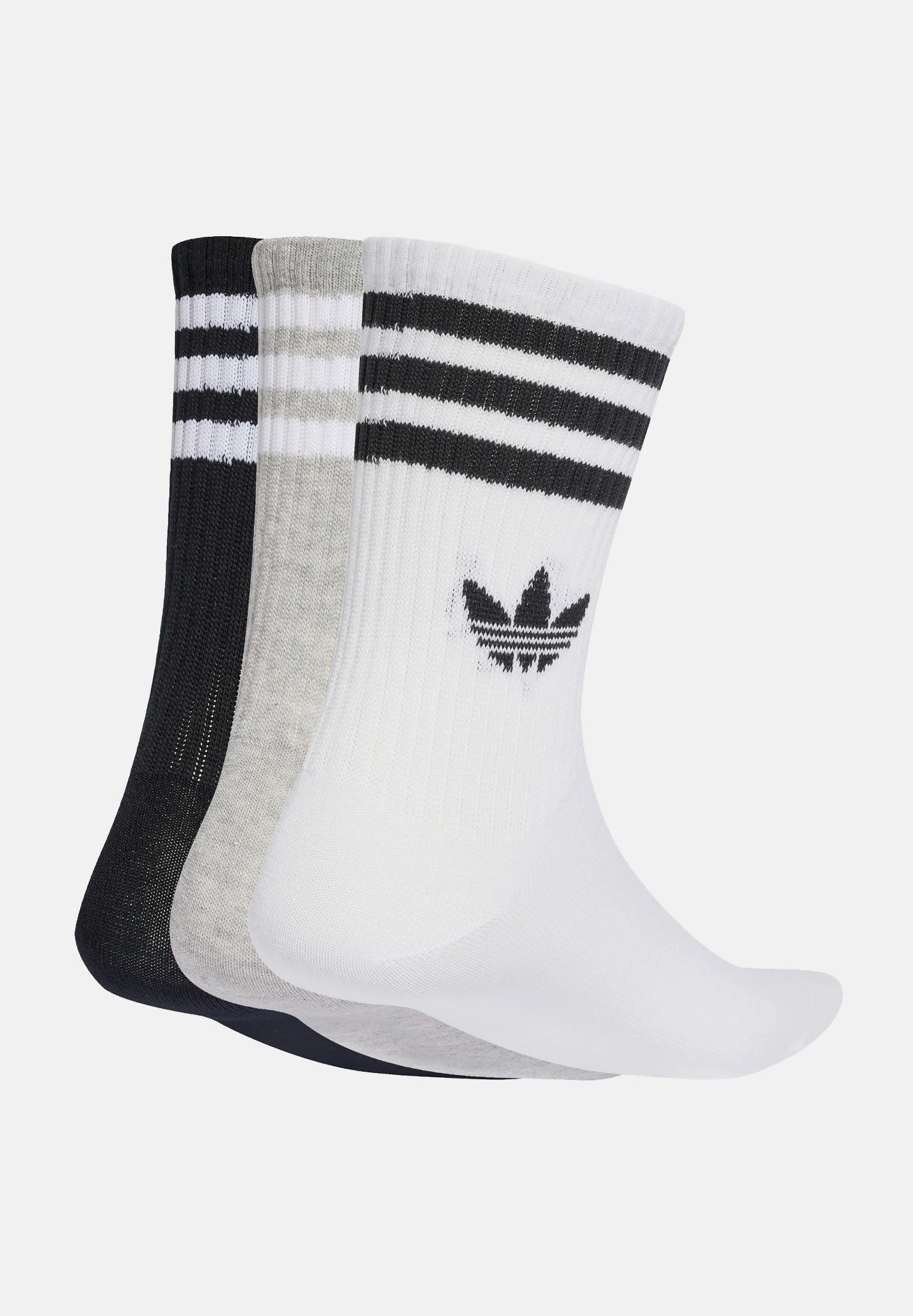 ADIDAS ORIGINALS Calze 3-STRIPES CREW SOCKS 3 PAIRS unisex bambino JV7403 . ADIDAS ORIGINALS 