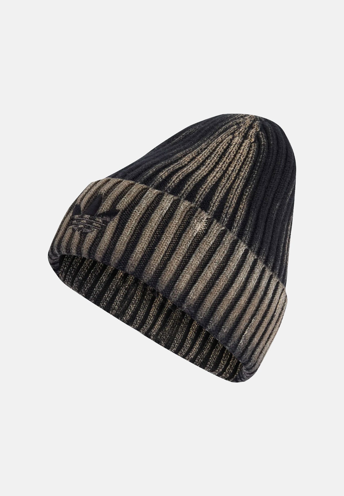 ADIDAS ORIGINALS Cappello BEANIE WASHED  nero e beige per uomo e donna JW0042 . ADIDAS ORIGINALS 