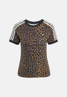 ADIDAS ORIGINALS T-shirt a manica corta Leopard Cali beige da donna JW7304 . ADIDAS ORIGINALS 