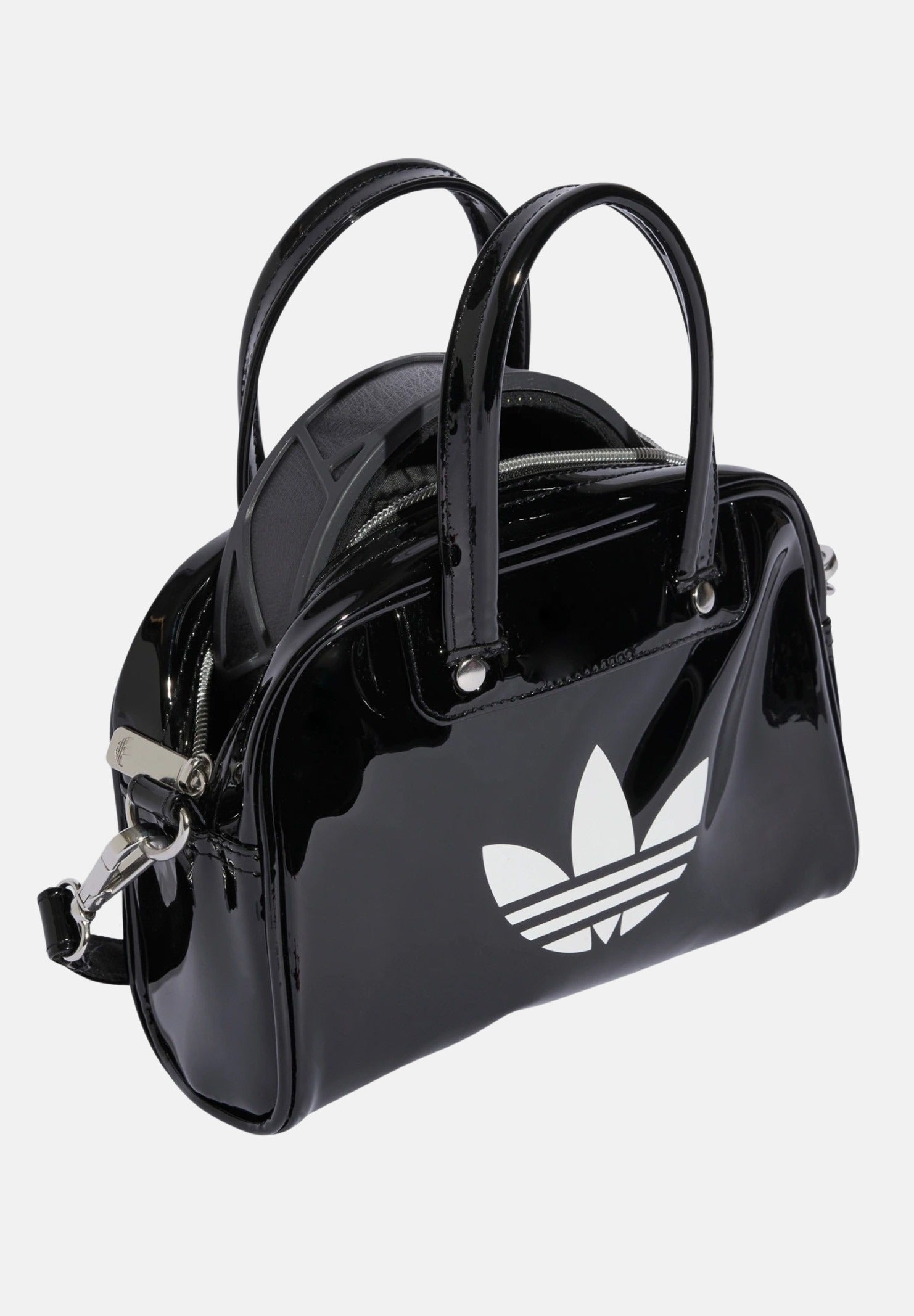 ADIDAS ORIGINALS Borsa a mano Adicolor Mini Bowling Bag nera da donna JX0247 . ADIDAS ORIGINALS 