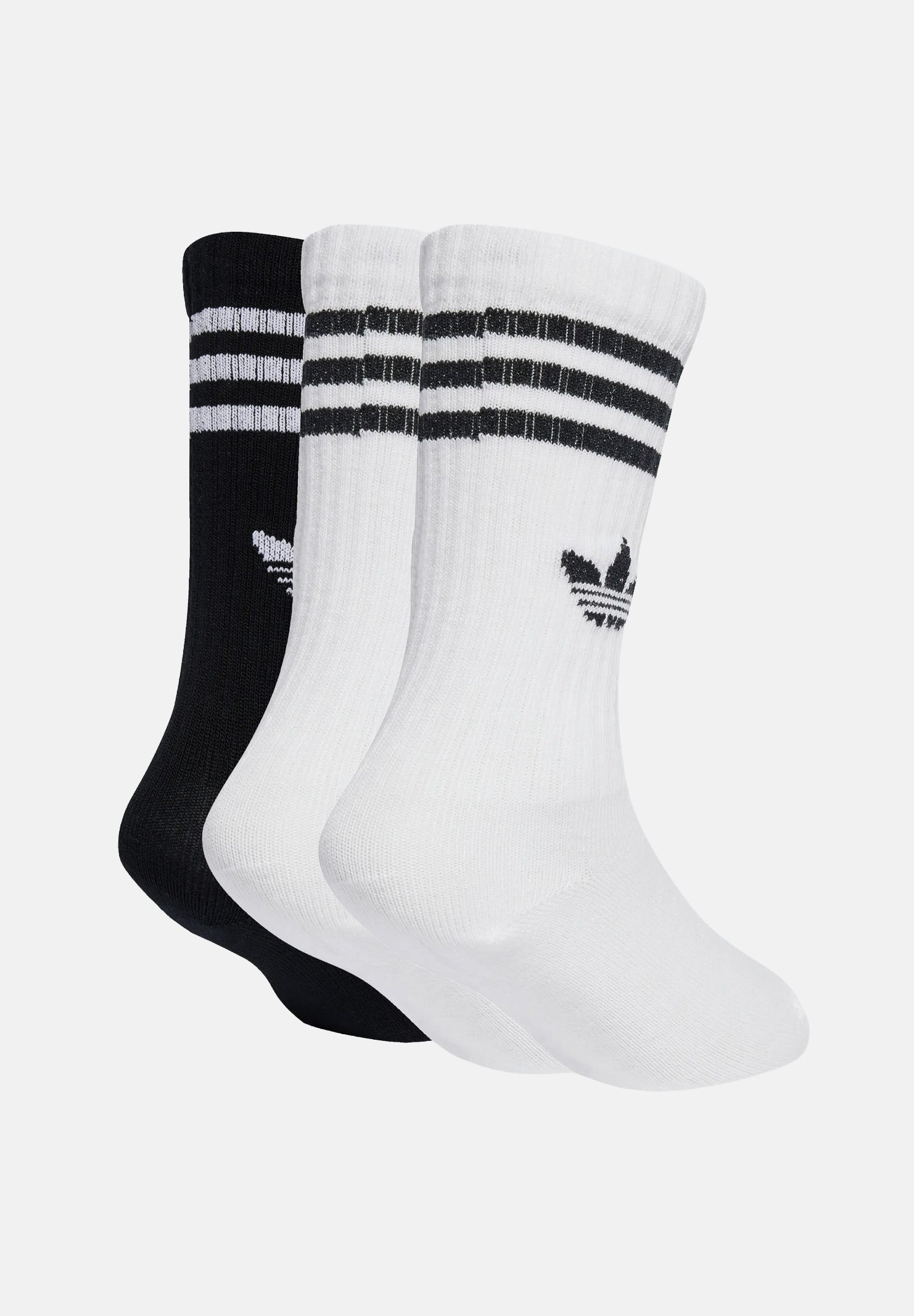 ADIDAS ORIGINALS Calze CALZE 3 PAIRS White/Black bianco e nero bambino unisex. JZ7496 . ADIDAS ORIGINALS 