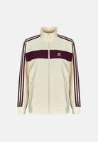 ADIDAS ORIGINALS Felpa con zip Colorblock panna e bordeaux per uomo e donna KA7751 . ADIDAS ORIGINALS 
