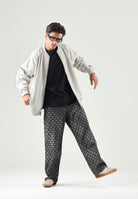 ADIDAS ORGINALS Jeans DENIM LOOSE MONOGRAM in denim nero da uomo KC6380 . ADIDAS ORIGINALS 