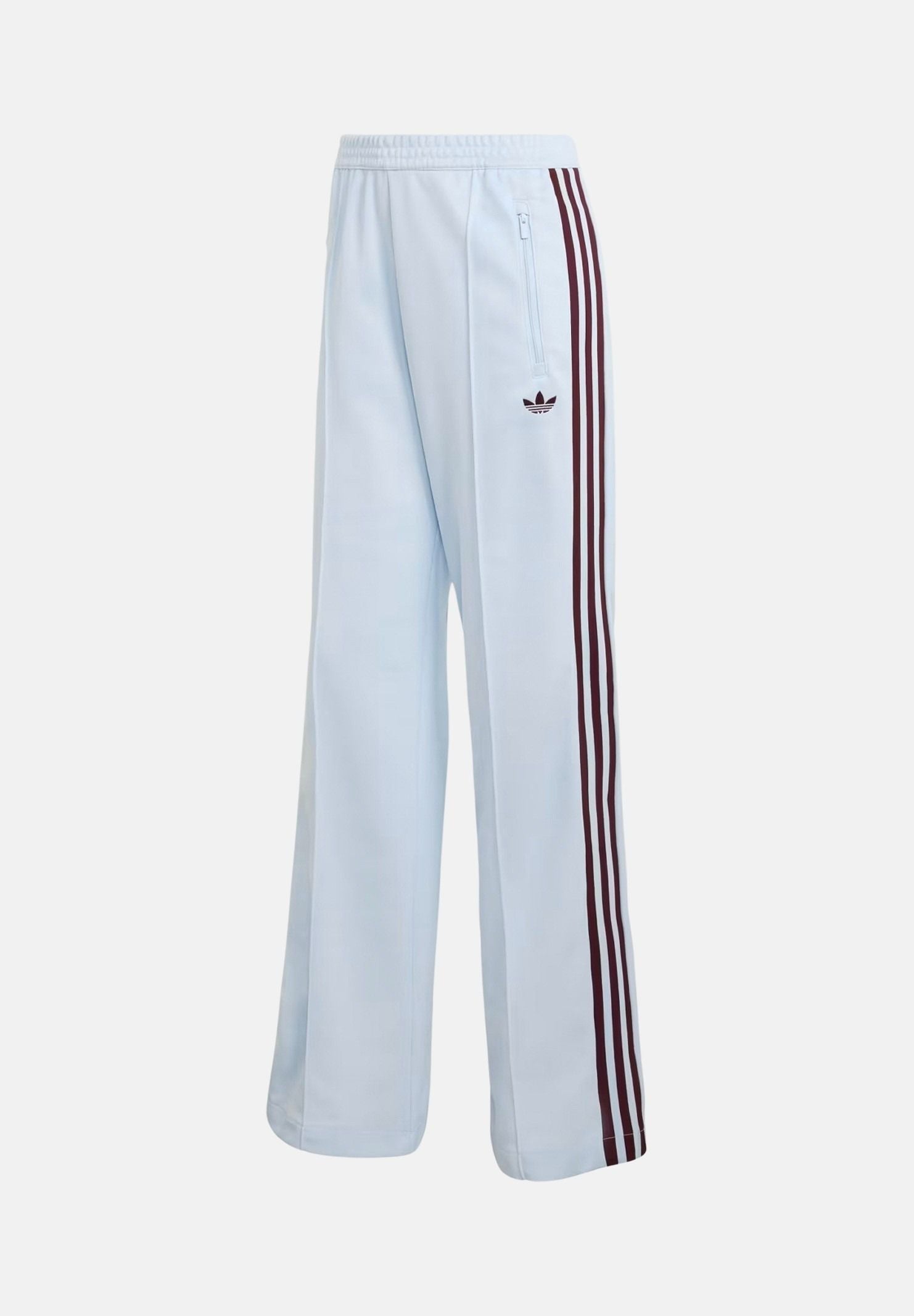 ADIDAS ORIGINALS Pantalone FIREBIRD CLASSIC celeste e bordeaux da donna KC6561 . ADIDAS ORIGINALS 