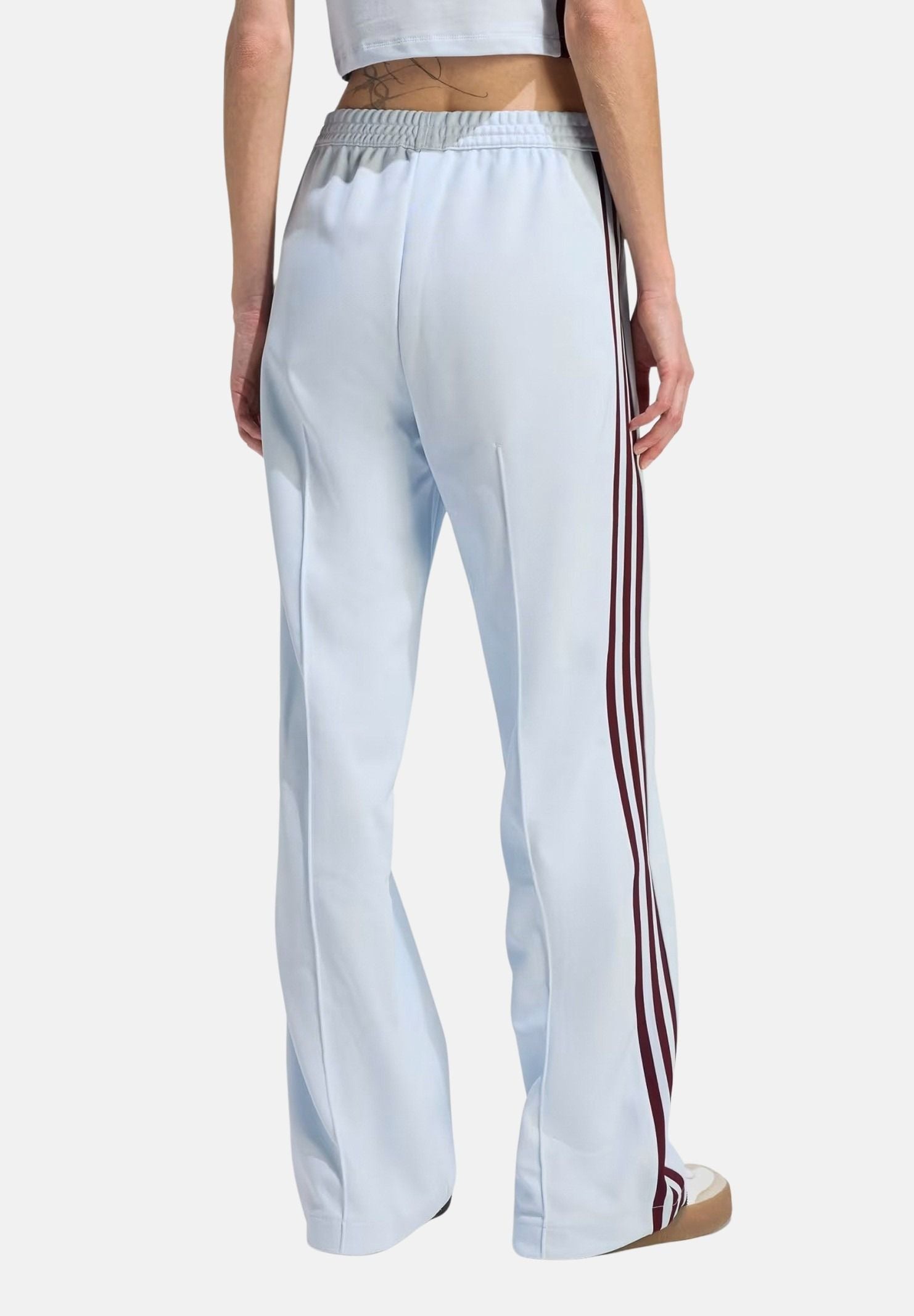 ADIDAS ORIGINALS Pantalone FIREBIRD CLASSIC celeste e bordeaux da donna KC6561 . ADIDAS ORIGINALS 