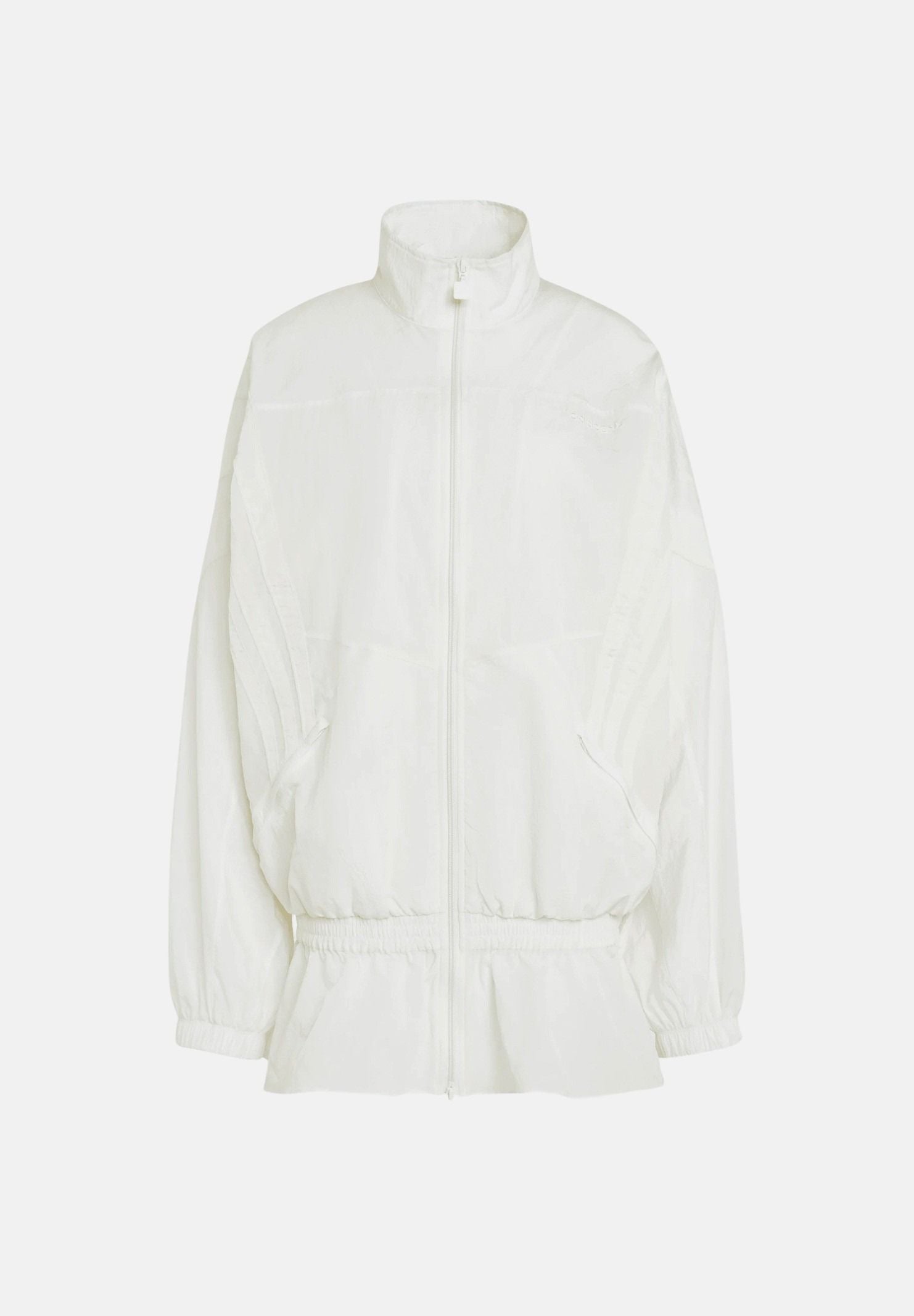 ADIDAS ORIGINALS Giubbotto SANTIAGO WOVEN biaco da donna con collo alto<BR/> KC9132 . ADIDAS ORIGINALS 