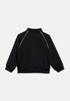 ADIDAS ORIGINALS Tuta SST nera da neonato con iconiche 3-stripes laterali KD1029 . ADIDAS ORIGINALS 