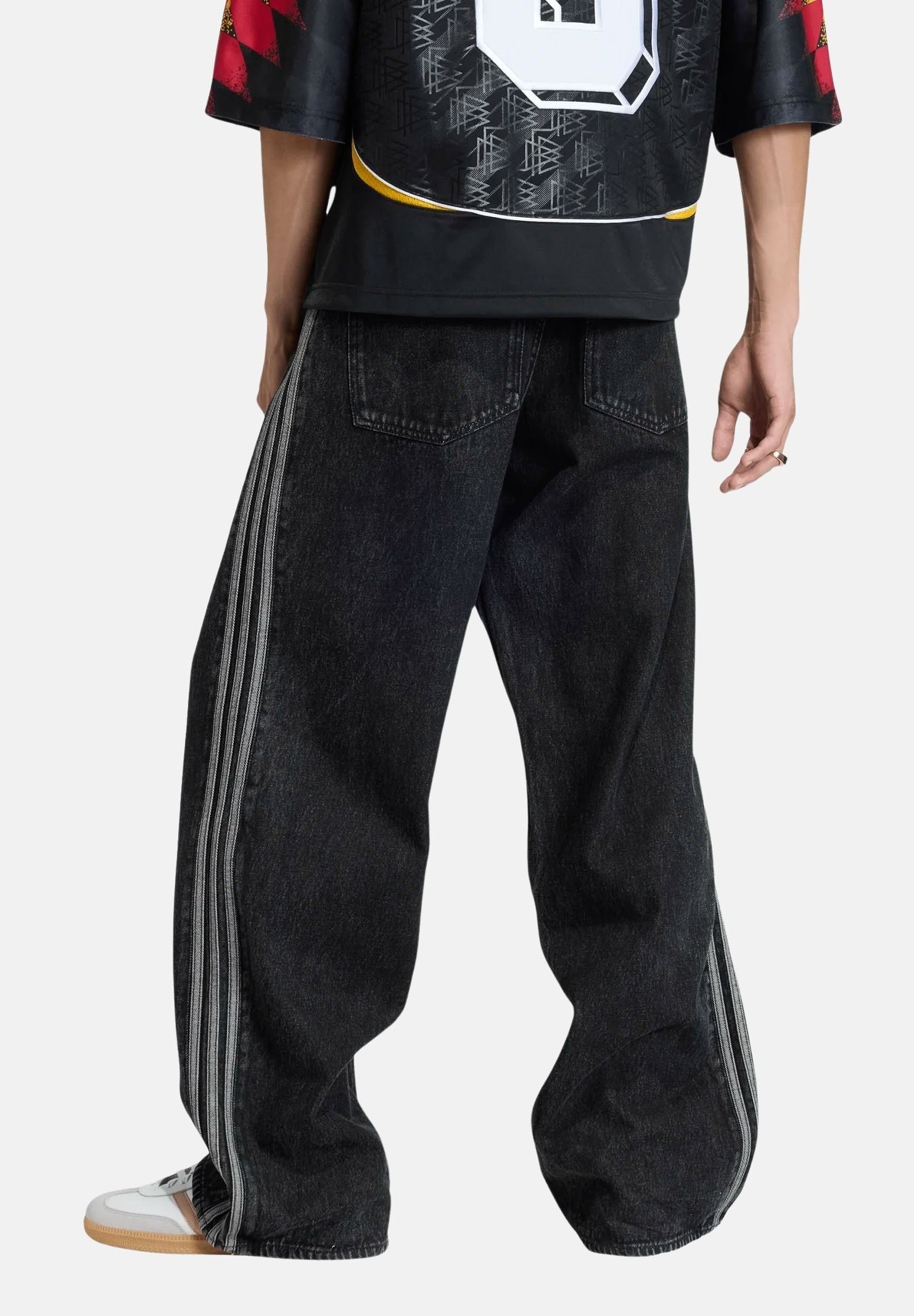 ADIDAS ORIGINALS Jeans Firebird Adicolor nero da uomo KD1497 . ADIDAS ORIGINALS 