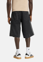 ADIDAS ORIGINALS Shorts FIREBIRD ADICOLOR in denim nero da uomo KD1498 . ADIDAS ORIGINALS 
