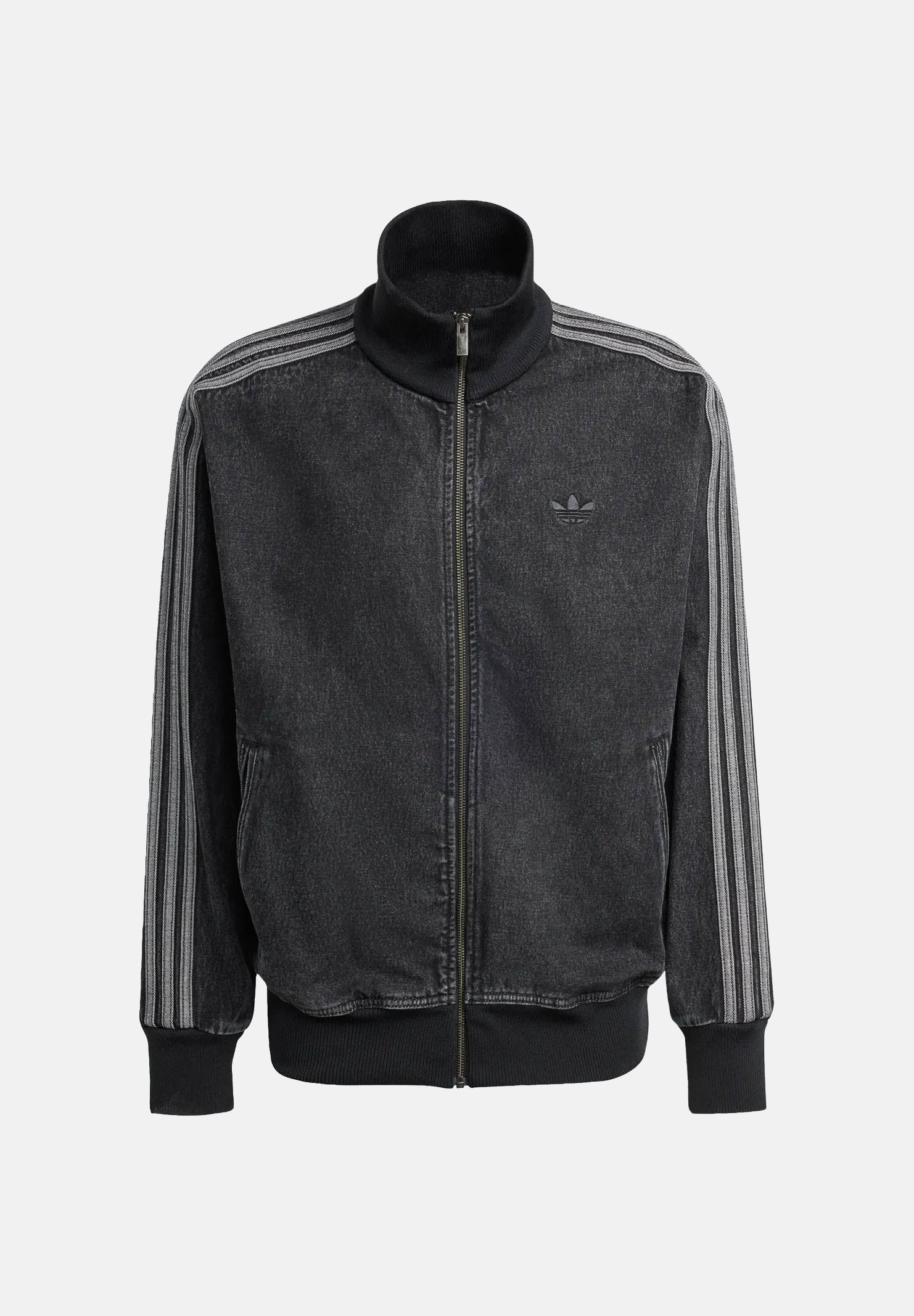 ADIDAS ORIGINALS Giubbotto Adicolor Denim Firebird nero da uomo KD1516 . ADIDAS ORIGINALS 