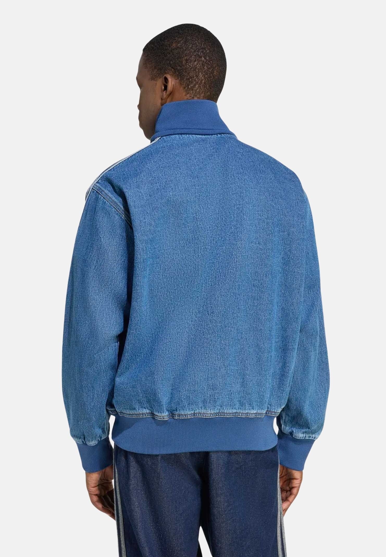 ADIDAS ORIGINALS Giubbotto Adicolor Denim Firebird in denim medio da uomo KD1517 . ADIDAS ORIGINALS 