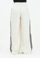 ADIDAS ORIGINALS Pantalone sportivo Adicolor Satin Wide Leg panna da donna KD2542 . ADIDAS ORIGINALS 