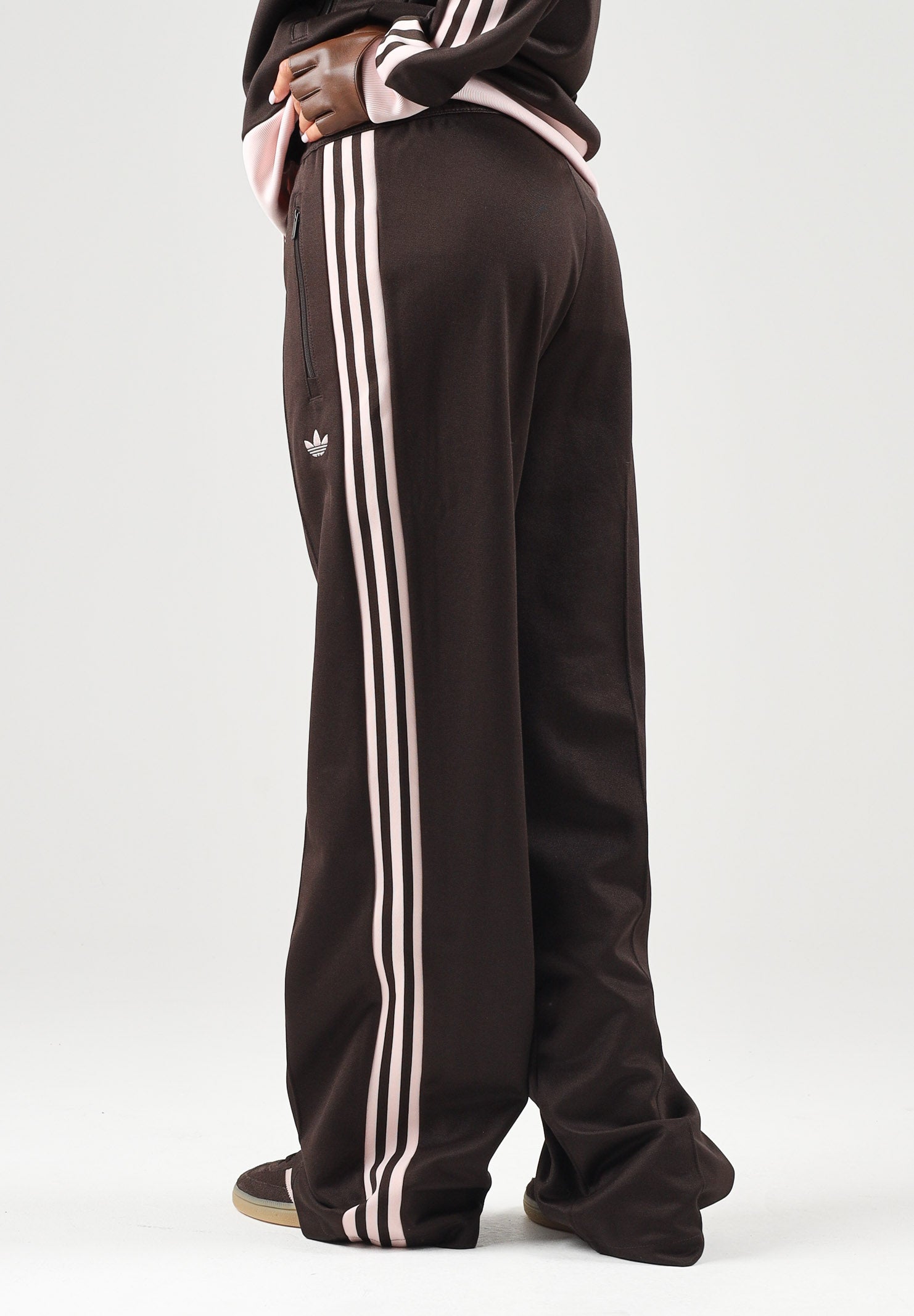ADIDAS ORIGINALS Pantalone sportivo  CLASSIC TRACK PANTS marrone e rosa da donna KD3749 . ADIDAS ORIGINALS 