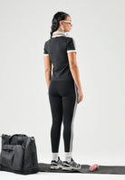 ADIDAS ORIGINALS Leggings 3-Stripes nero da donna con logo iconico KD5572 . ADIDAS ORIGINALS 