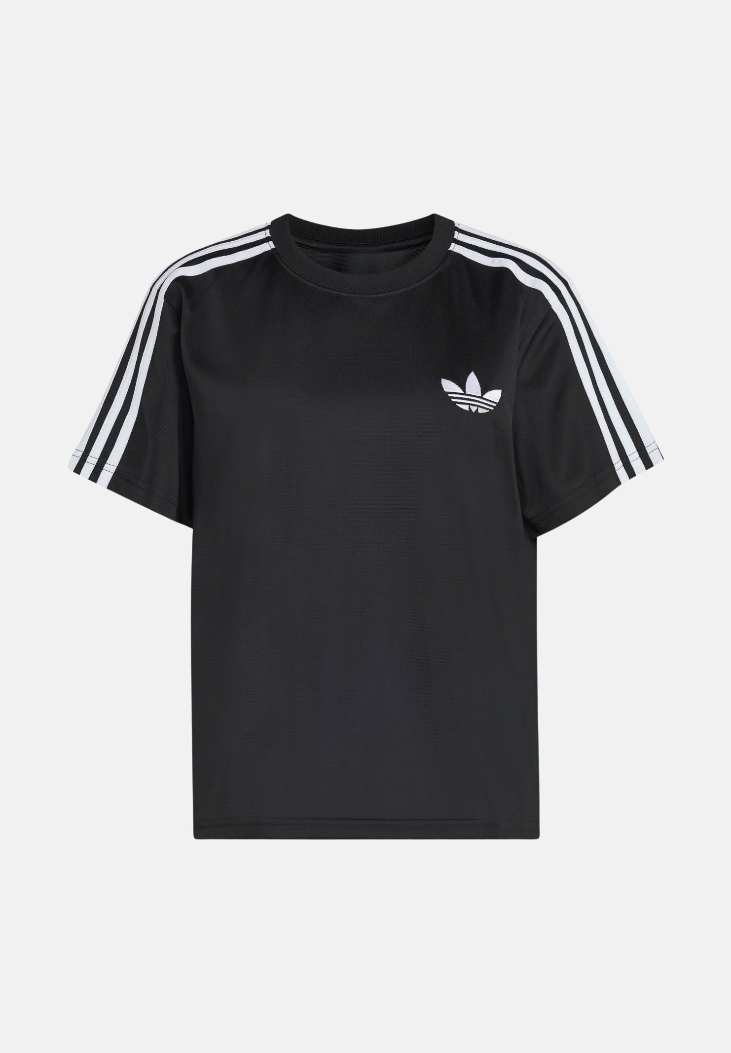 ADIDAS ORIGINALS T-shirt a manica corta FIREBIRD nera da donna KD5574 . ADIDAS ORIGINALS 