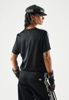 ADIDAS ORIGINALS T-shirt a manica corta FIREBIRD nera da donna KD5574 . ADIDAS ORIGINALS 