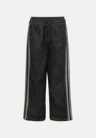 ADIDAS ORIGINALS Pantaloni FIREBIRD DENIM TRACK neroper bambino e bambina con iconiche 3-Stripes laterali. KD5809 . ADIDAS ORIGINALS 