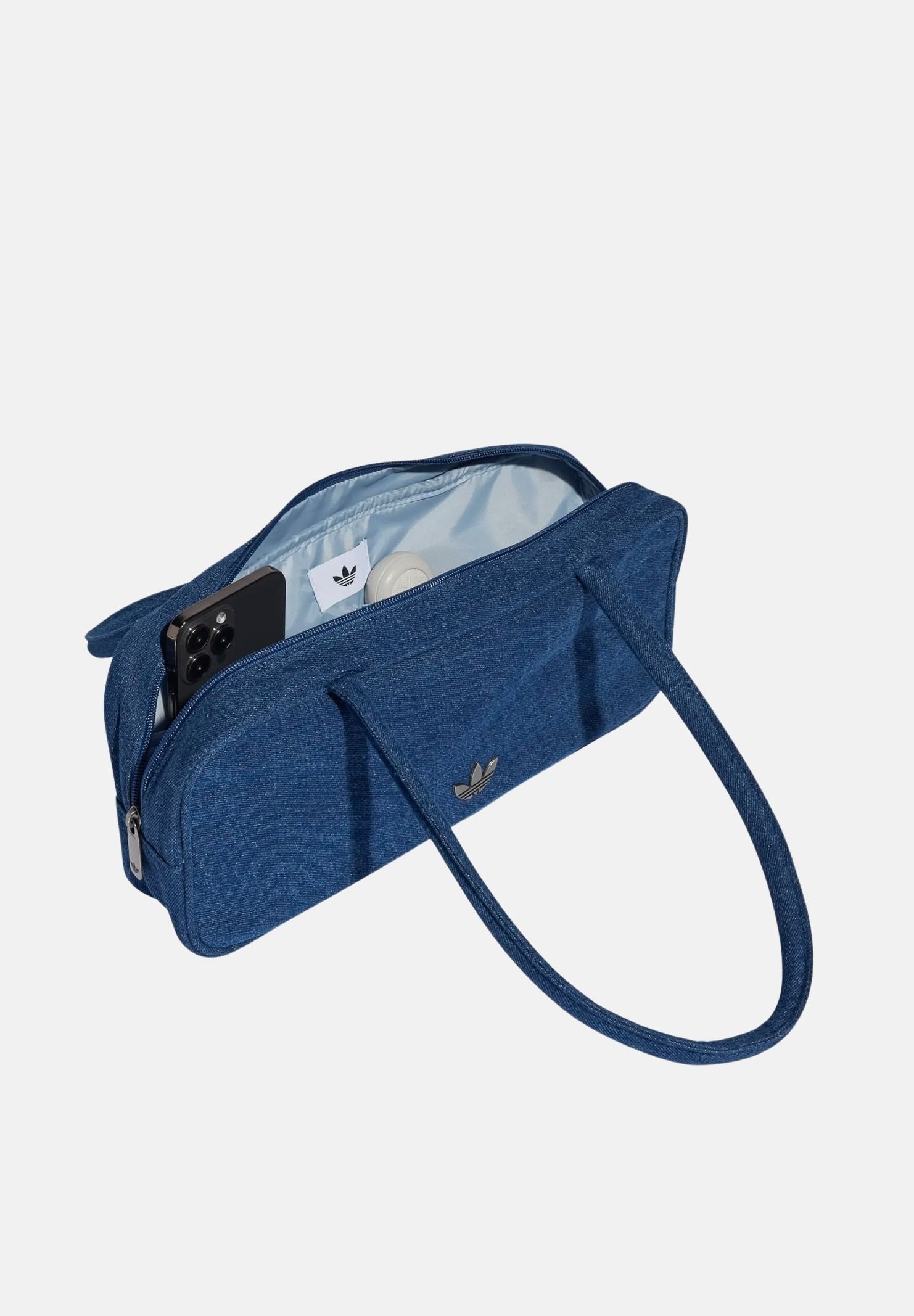 ADIDAS ORIGINALS Borsa a spalla ADICOLOR AIRLINER in denim medio da donna KD7875 . ADIDAS ORIGINALS 