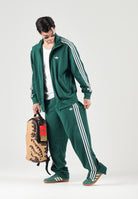 ADIDAS ORIGINALS Felpa con zip FIREBIRD verde da uomo KD8314 . ADIDAS ORIGINALS 