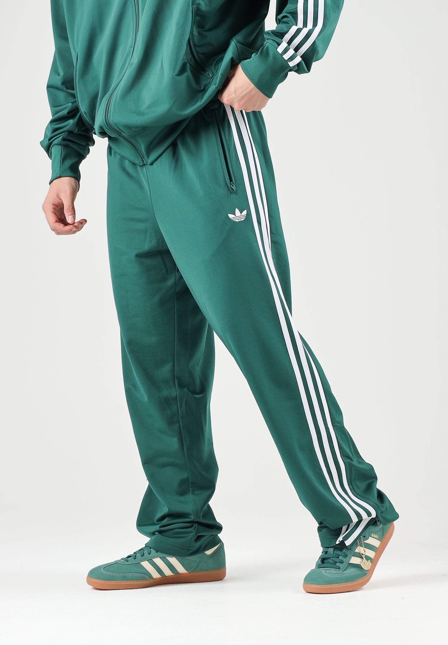 ADIDAS ORIGINALS Pantalone sportivo FIREBIRD verde da uomo KD8317 . ADIDAS ORIGINALS 