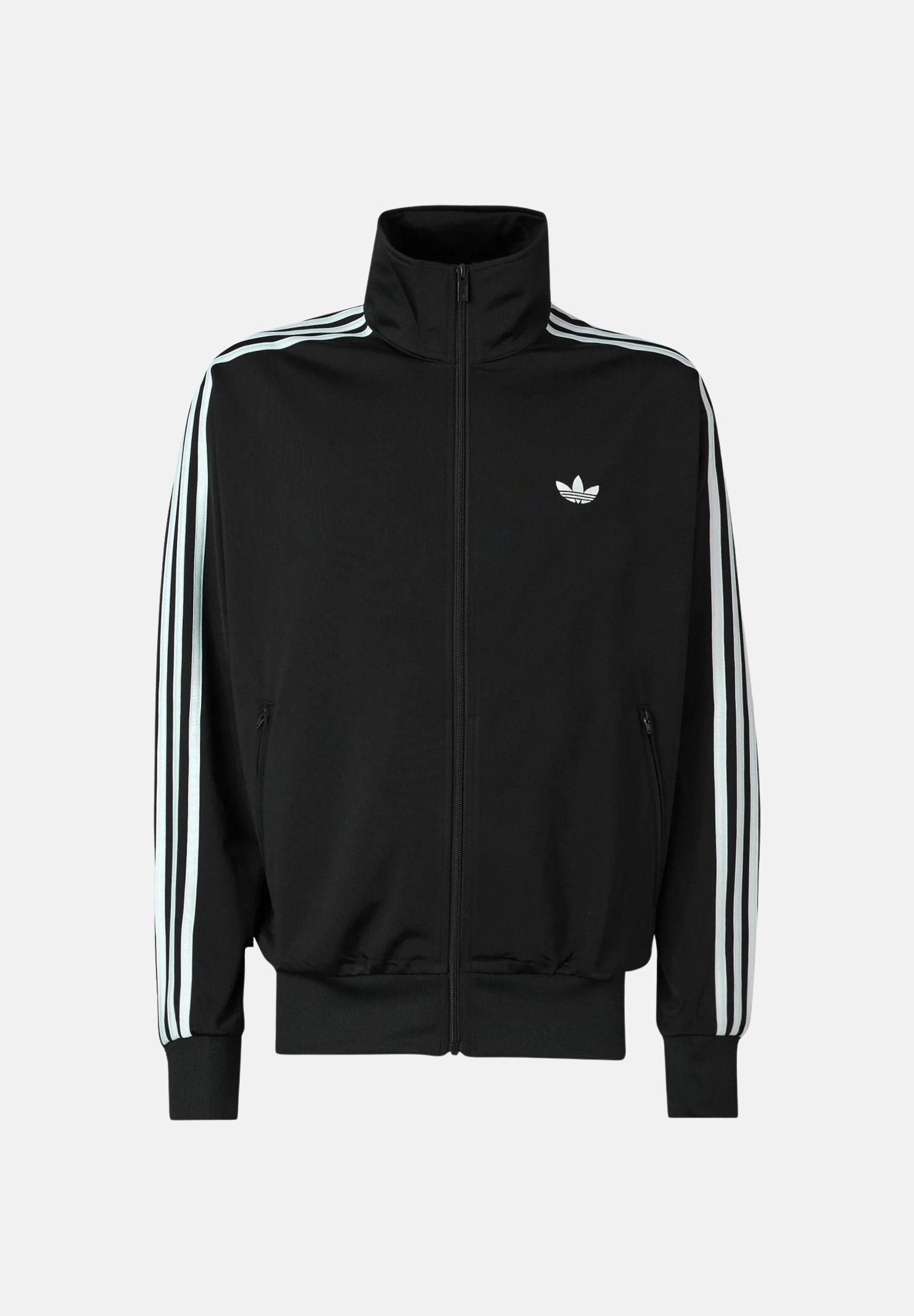 ADIDAS ORIGINALS Felpa con zip Firebird Adicolor Mesh nera da uomo KE0782 . ADIDAS ORIGINALS 