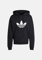 ADIDAS ORIGINALS Felpa con cappuccio Adicolor Trefoil nera da uomo KE0877 . ADIDAS ORIGINALS 
