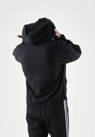 ADIDAS ORIGINALS Felpa con cappuccio Adicolor Trefoil nera da uomo KE0877 . ADIDAS ORIGINALS 