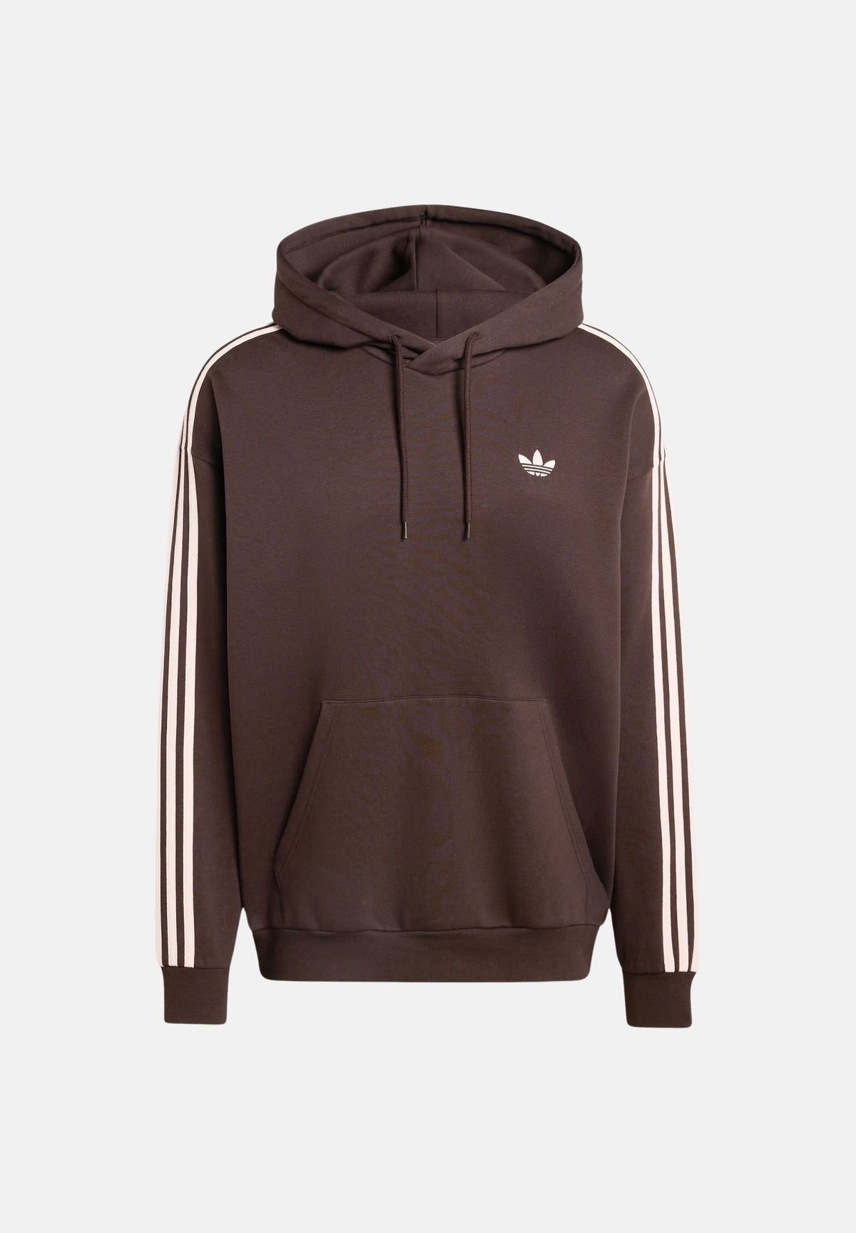 ADIDAS ORIGINALS Felpa ADICOLOR CLASSIC con cappuccio marrone e rosa per uomo e donna KE0880 . ADIDAS ORIGINALS 