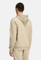 ADIDAS ORIGINALS Felpa TREFOIL ESSENTIALS beige da uomo con cappuccio KE1187 . ADIDAS ORIGINALS 