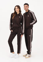 ADIDAS ORIGINALS Pantalone sportivo CLASSIC marrone e rosa per uomo e donna KE1667 . ADIDAS ORIGINALS 